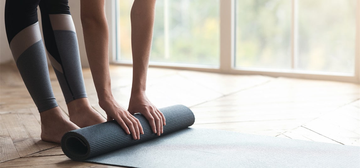 finding perfect yoga mat