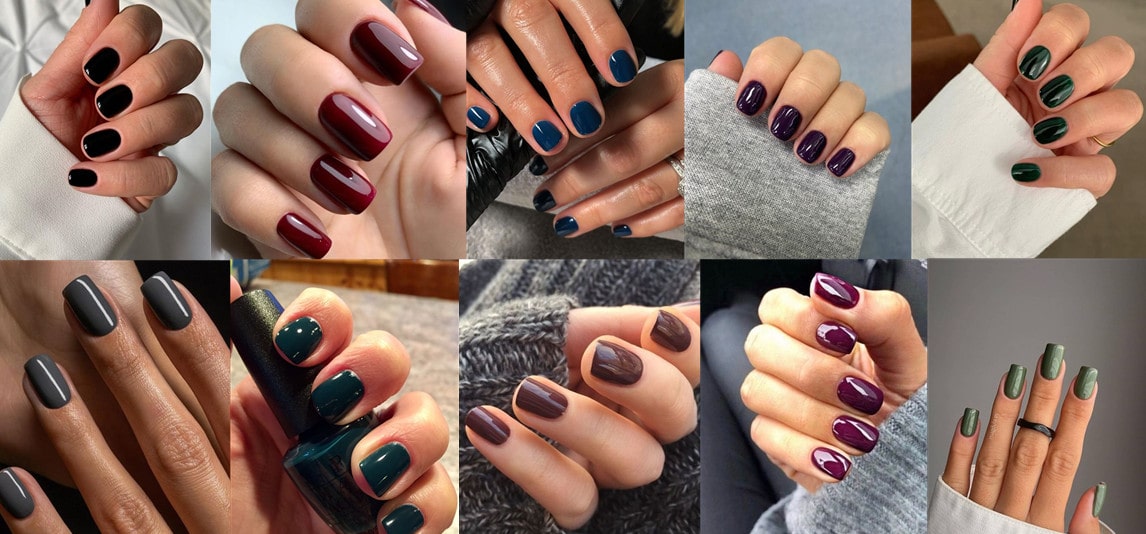 dark nail colors